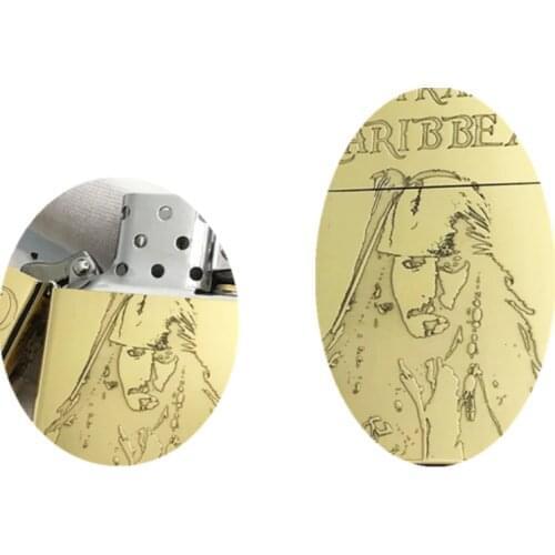 Good quality Handsome pirate Kerosene gasoline petroleum oil cigarette lighter Novelty Individuality Portable igniter man gift