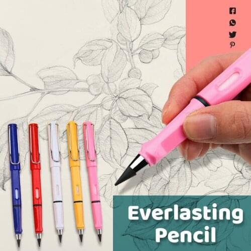 New Technology Unlimited Writing Eternal Pencil No Ink Pen Magic Pencils for Writing Art Sketch Painting Tool Kids Novelty Gifts