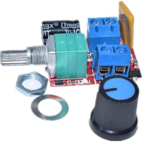 Mini 5A PWM 90W DC Motor Speed Controller Module Speed Control Switch LED Dimmer