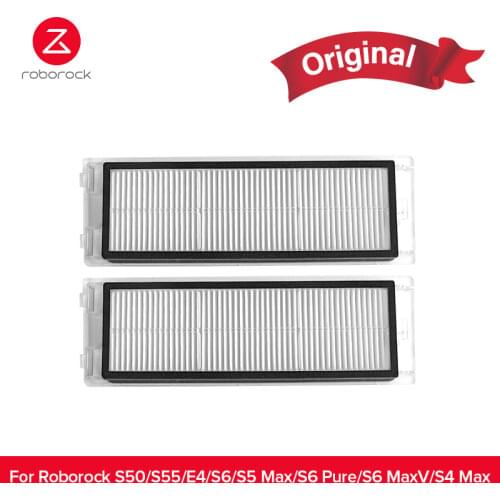 Original Roborock Washable Dustbin Filter for roborock S50/S55/E4/S6/S5 Max/S6 Pure/S6 MaxV/S4 Max