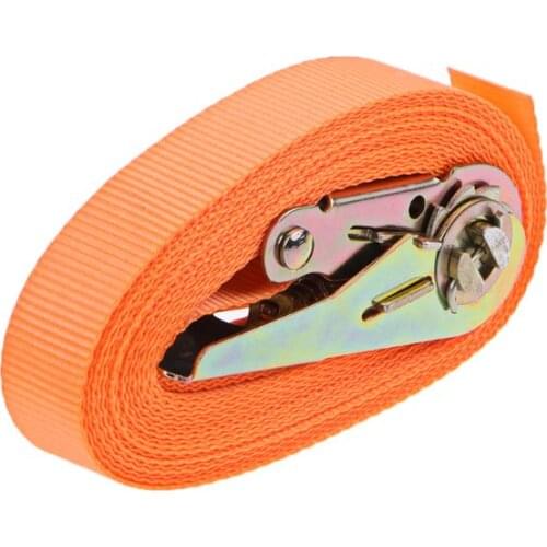 G5AD Porable Heavy Duty Tie Down Cargo Strap Luggage Lashing Strong Ratchet Strap Belt With Metal Buckle