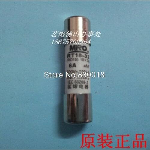 MRO Mingrong AM2-6A (RT18 RT14) 10*38 Type Fuse Fuse Delay Type-100pcs/lot
