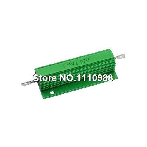 100W Watt 1.5 Ohm Aluminum Shell Wirewound Resistor