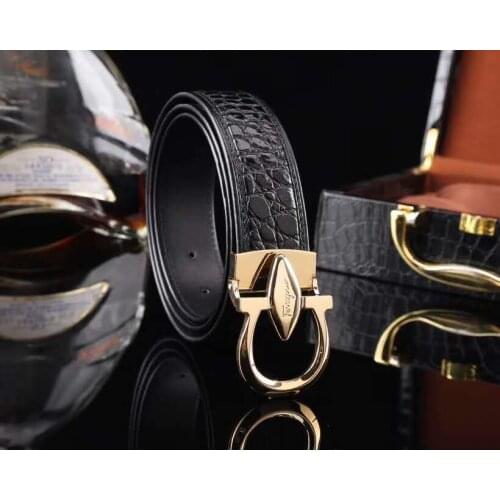 TOP quality real genuine crocodile belly skin men belt with stainless steel buckle hardware gold/silver color men dress belts