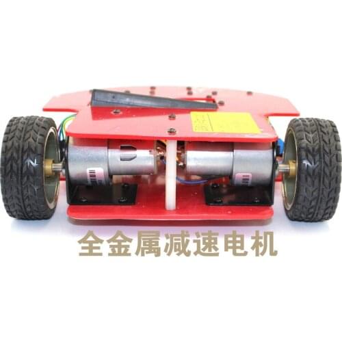 Smart Car DIY Roaming Car Fun 51 Single Chip Microcomputer Production Kit To Prevent Falling Robot RC Toy Remote Control