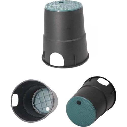 High Qualit 6 Inch Green Sprinkler Plastic Valve Box Take Water Valve Box Landscaping Irrigation Equipment For Watering System