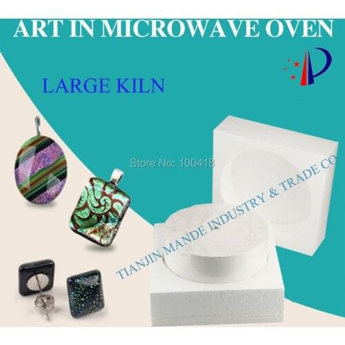 Factory Newest Funny Making Jewellery Fusing Glass Microwave Kiln Large diy glass jewelry