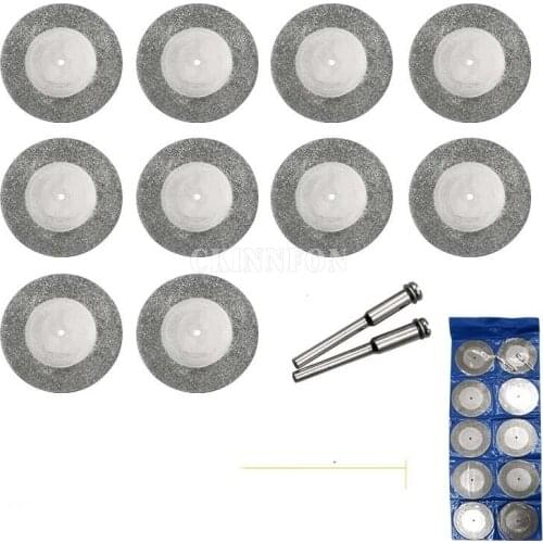 100sets 10Pcs/set 16-50MM Mini Diamond Grinding Cutting Wheel Disc Saw Blades Sharpener Cut Off Abrasive Disks Rotary Tools