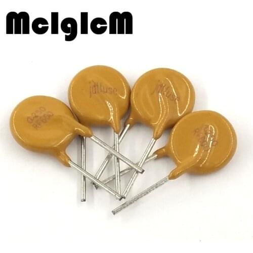 20pcs, DIP Resettable Fuse 0.6A 250V, PTC Resettable Fuses, fuse 250V 600mA