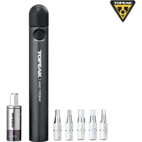 4Nm NANO DX Tool TOPEAK Torq Bits & 5 tool bits Slimmest Compact Preset Torque Wrench Precision-crafted For TORQBAR TT2564