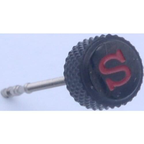 Black Knurled Seiko mod SKX007/SRPD watch Crown Signed Red 'S' Mod Parts Polished Finish fit for 4R35 7S26 NH35 NH36 Movement