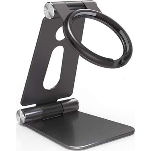 Tongdaytech Phone Holder Stand For Magsafe Charger Iphone 12 Pro Max Metal Desk Foldable Mobile Phone Support Smartphone Stand