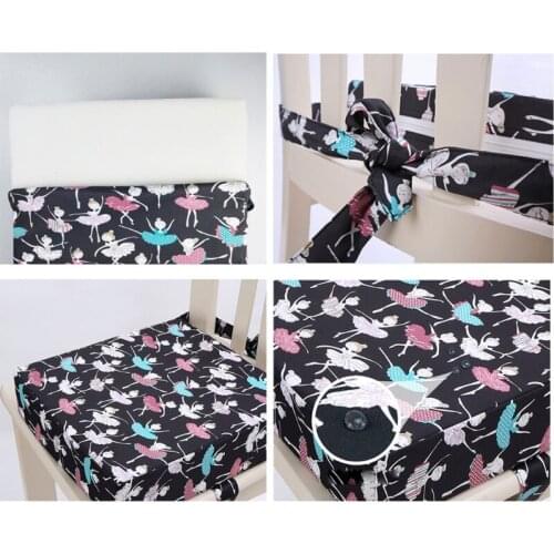 Kids Increased Chair Pad Removable Cushion Baby Anti-skid Dining Chair Thick Mat 97BC