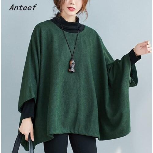 Oversized cotton knitted spring autumn korean fashion tshirt vintage tee t shirt casual loose top women 2021 t-shirts clothes