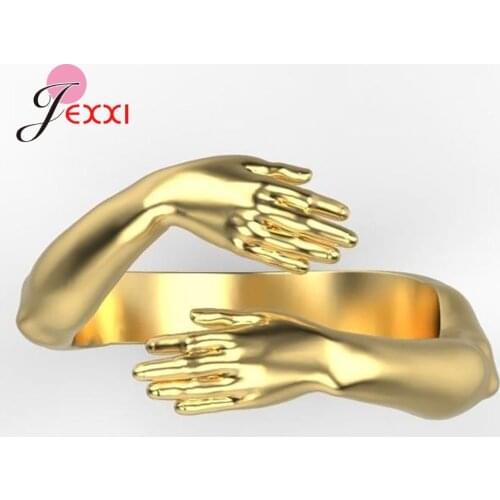 New Arrival 925 Sterling Silver Open Rings For Women Girls Hot Fashion Wedding Engagement Party Jewelry