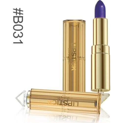 Hot selling korean fashion matte blue lipstick set makeup long lasting matte lipstick girl