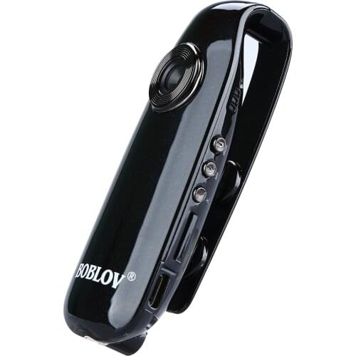 BOBLOV Mini Camera 1080P Full HD Police Camera Digital Video Recorder Dashcam Body Cam H.264 Camcorder Wide Angle Small Camera
