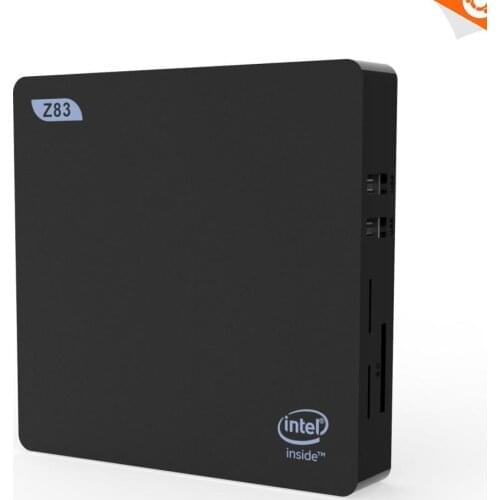 Z83V Smart Win 10 Mini PC Intel Atom X5-Z8350 TV Box 4G RAM 64G ROM HD 1.4 BT Wifi Set-Top Box mini pc