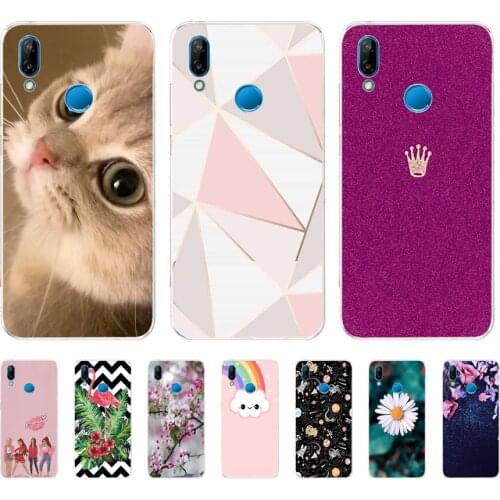 Soft Case For Silicone Back Cover For Cute Phone Cases Cover Bumper for Huawei Nova 2i 3 3i P8 P9 P10 Lite 2017 case