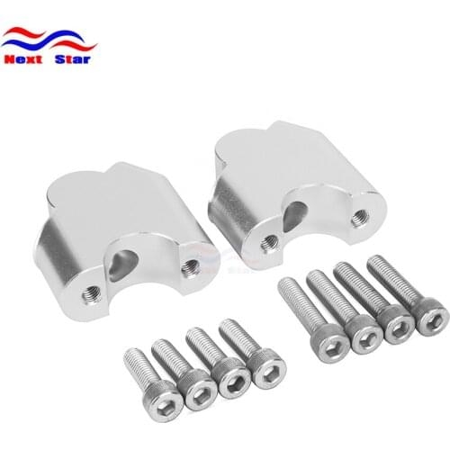 Motorcycle Handlebar Riser Extend Clamp Mount Kits For HONDA CRF 1000L CRF1000L ABS DCT 2016 2017 2016-2017
