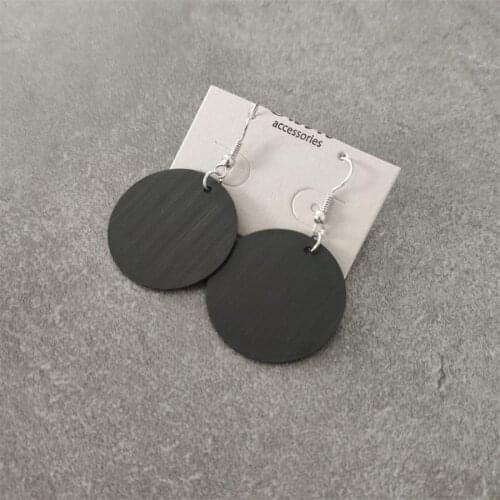 NEW Light Metal Accessories Rubber Jewelry Drop Earrings Women Jewellery Handmade Strange Earrings Wedding Gift black Earring