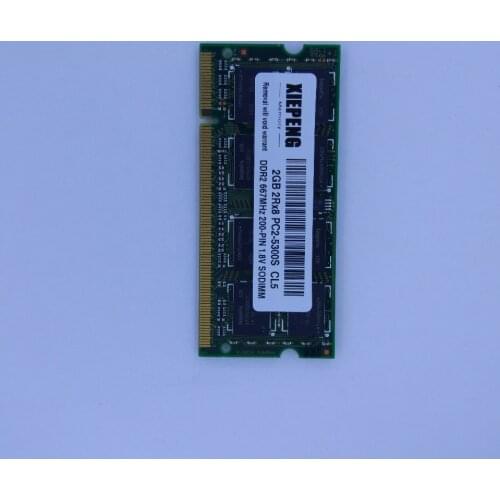 Laptop RAM 2GB 2Rx8 PC2-5300S DDR2 4g 667MHz pc2 5300 for DELL D520 D620 D630 D830 D610 E6400 M2300 M4300 M6300 Notebook Memory