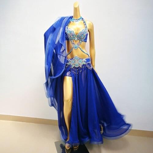 Sexy Women Performance Outfits Professional Belly Dance Costume Set Bollywood Show girl Dancer Belly Dance wear