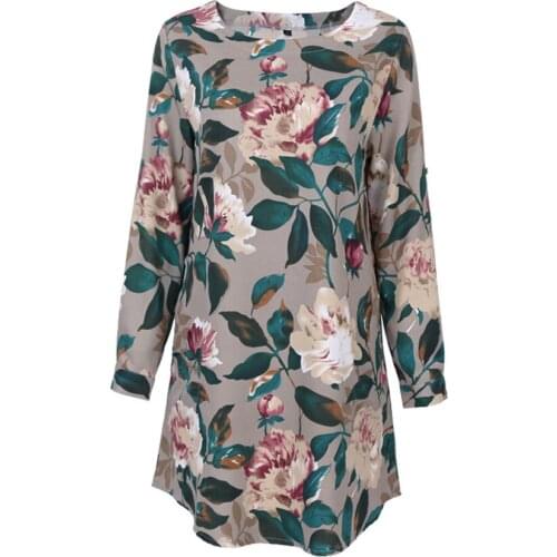 Casual Long Sleeve Birds Print Loose Shirts Women Cotton and Linen Blouses and Tops Vintage Streetwear Plus Size 4XL Tunic