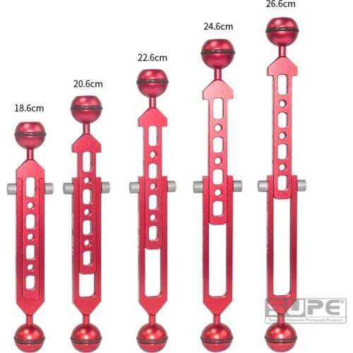 SUPE Scubalamp Adjustable Ball Flash Lamp Arm From 5 inch to 11 inch Scuba Diving Equipment Accessories Underwater Photography