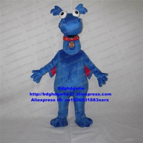 Blue Pterosaur Pterodactyl Dinosaur Dino Dragon Mascot Costume Adult Character Props For Performance Student Activity zx2221