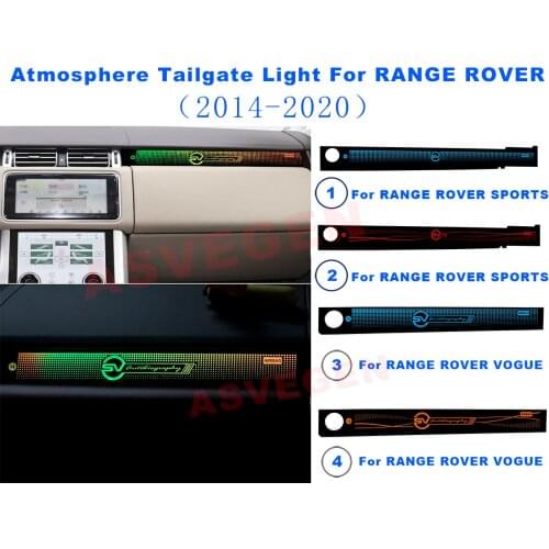 For RANGE ROVER SPORTS Interior Atmosphere Lights 2014-2020 With Touch And Original Menu Of Different Color