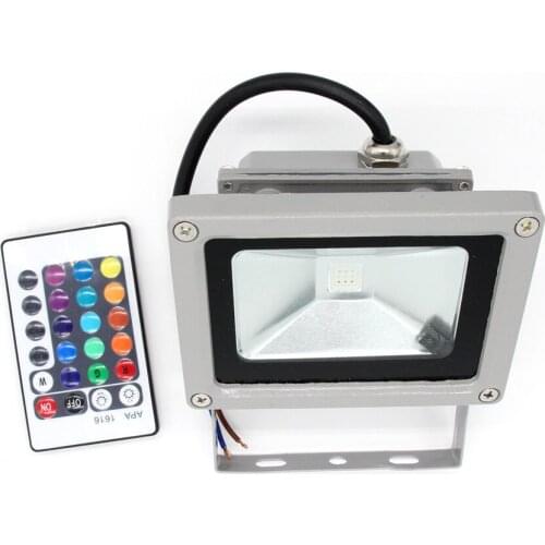 DC12V 24V outdoor RGB Warm white led flood light 10W 20W 30W 50W 100W wall light high power Garden lights