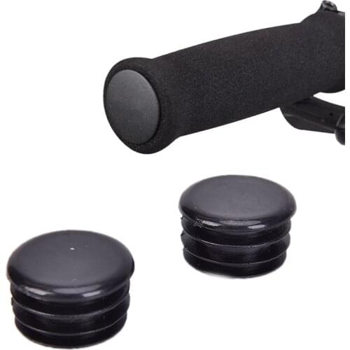 Bike Handlebar Cap Bicycle Grips Bike Handlebar End Lock-On Plugs Bar Grips Caps Covers Bicycle Parts Accessories 2 PCS Per Set
