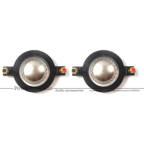 34.4MM Tweeter Diaphragm Voice Coil Titanium Film Flat aluminum Driver 34.5 core components With Column 90MM 1Pairs