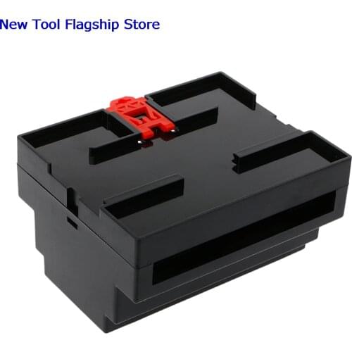 1Pc wall mount beige plastic din rail enclosure junction box electronic equipment enclosure industrial box 107*87*59mm