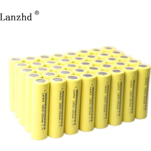 40PCS 3.7V batteries 18650 2800mah Rechargeable battery 18650 Li ion lithium ion 18650 15A Power battery for Electric bicycle