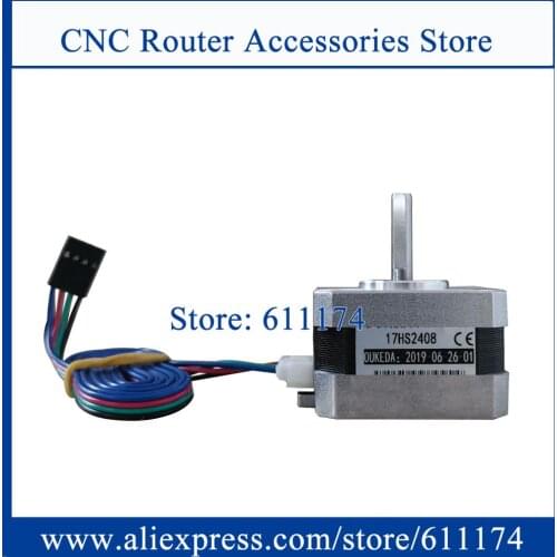 5pcs/lot NEMA 17 17HS2408 0.12N.m 2 phase stepper motor for 3D printer