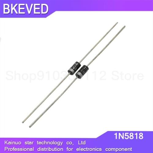 50PCS 1N5818 IN5818 DO-41 1A 30V New