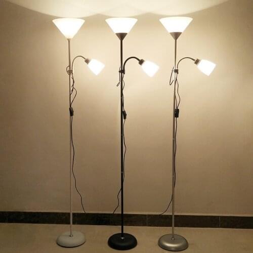 American Style modern iron painted floor Lamps adjustable E27 LED 220V novelty floor lights for living room study bedside ZM1205