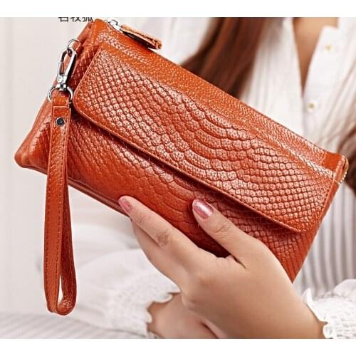 Женские кожаные клатчи AWINPOP China At AliExpress