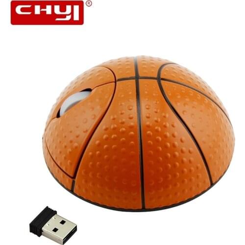 2.4Ghz Wireless Optical Mouse 1200DPI Basketball Design Computer Mouse Mini 3D Office PC Mice With USB Receiver For Desktop