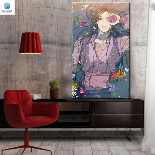 Digital paint by numbers Japan Style Anime diy digital painting framed wall art modular painting home decor for living room