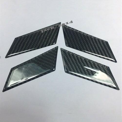 For Porsche Macan 2015-2016 Car Carbon Fiber Interior Door Handle Bowl Cover Trim