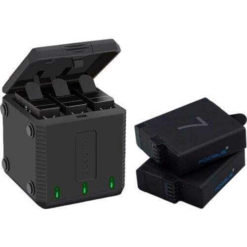 Go Pro Hero7 hero6 hero5 Battery + 3-Way for gopro 7 battery Charger Box for gopro hero 6 battery for GoPro Hero 5 battery