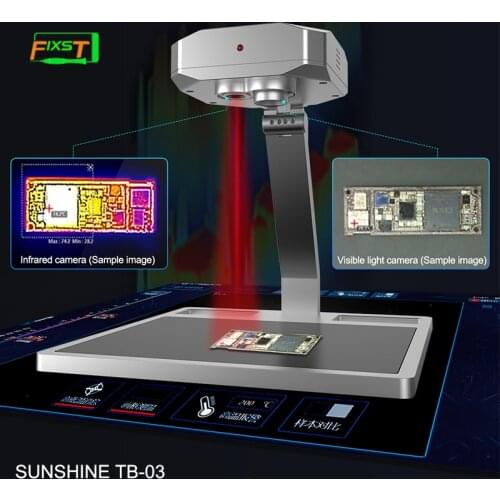 SUNSHING Infrared Imaging Rapid Diagnosis Instrument Dual Optical Camer ForPhone PCB Troubleshoot Motherboard Repair Fault TB-03