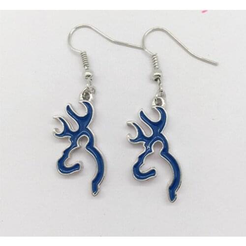 Browning Deer Earrings Women Jewelry Dangle Drop Earrings, Handmade earrings Boho Earrings