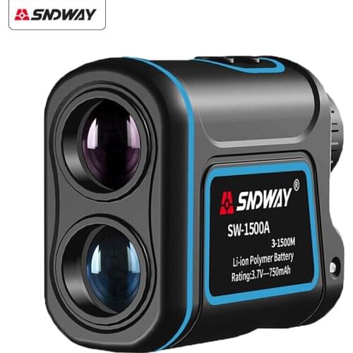 SNDWAY Laser Rangefinder Of 600M-1500M Telescope Digital Monocular Distance For Hunting Golf Laser Meter Distance LCD Display
