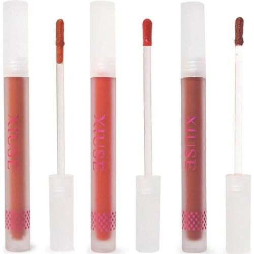 Matte Matte Velvet Lasting Moisturizing Waterproof Sweat-proof Non-tipping Lip Glaze Cheap Student Lipstick Makeup TSLM1