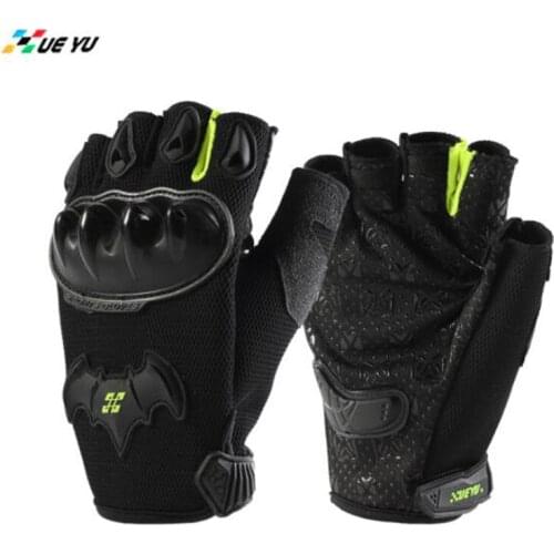 XUEYU Motorcycle Gloves Half Finger Gloves Luva Guantes Moto Guanti Summer Breathable Biker Motocross Motorbike Riding Gloves