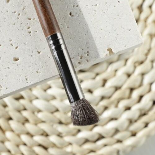 OVW Goat Hair Flat Angled Diffuse Brush Dense Brush Head for Eye Bone Highlight Sculpting Highlighting Make Up pinceis maquiagem